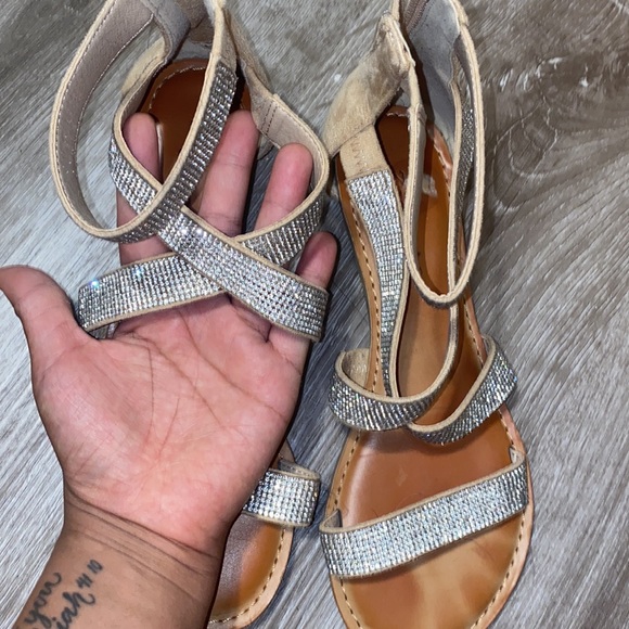 Sparkly Faux Diamond Flats - Picture 2 of 3